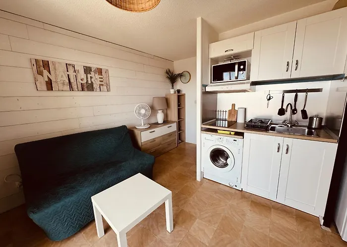 T2 Avec Piscine, Parking, Proche Des Plages Apartman *